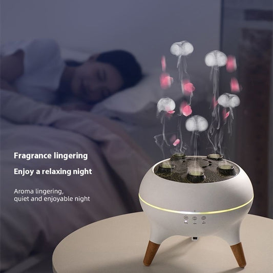 Household Intelligent Jellyfish Ultrasonic Air Humidifier Ultrasonic Porous Atomization Timing Remote Control Humidifier Aroma Diffuser