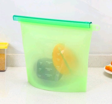 Silicone fresh-keeping bag vacuum sealed bag food  storage bag refrigerator food fruit storage bag