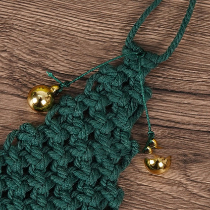 Hand-woven Cotton String Christmas Tree Decoration Pendant