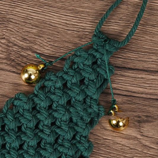 Hand-woven Cotton String Christmas Tree Decoration Pendant