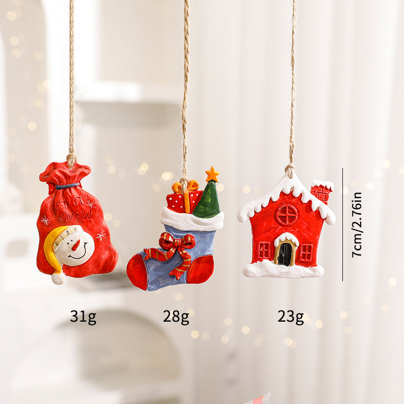Christmas Decorations Cartoon Elk Ornaments