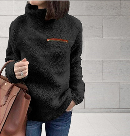 Autumn and winter turtleneck women's tops