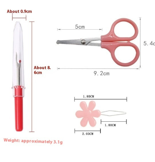 Santa Claus Embroidery Kit Material Package