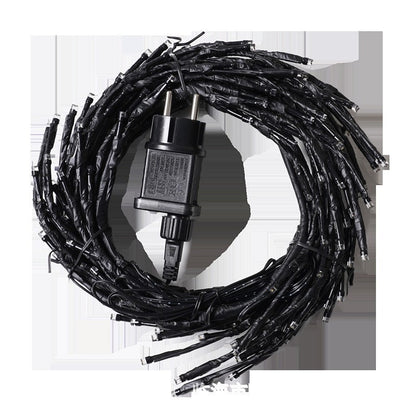 LED Christmas Leaves Rattan Lamp Bedroom Indoor