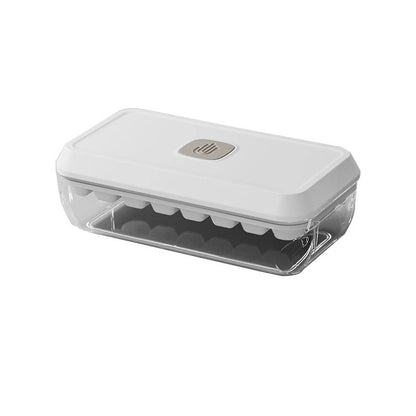 32 Grid Silicone Ice Cube Tray Mould With Lid Shovel Storage Box Remove With One Click Ice Maker DIY Whiskey Cocktail Tools Summer Kitchen Gadgets