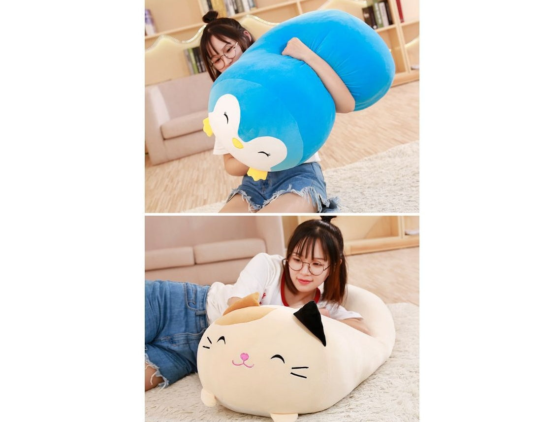 Sleeping Long Pillow Soft Plush Down Cotton