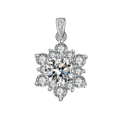 SUNFLOWER Necklace Suit Micro-inlaid Full Diamond