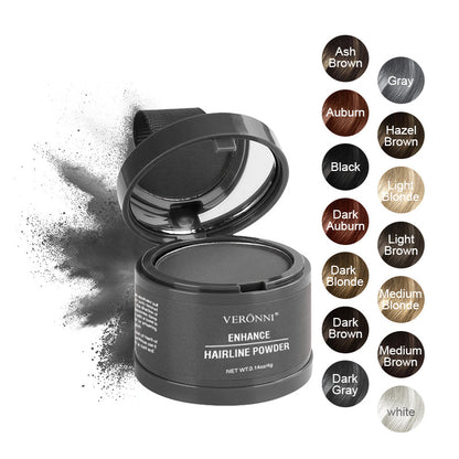 14 Color Hair Line Powder Black Root Up Natural Instant Waterproof Hairline Shadow Concealer Coverage Paint Repair Fill In Hair