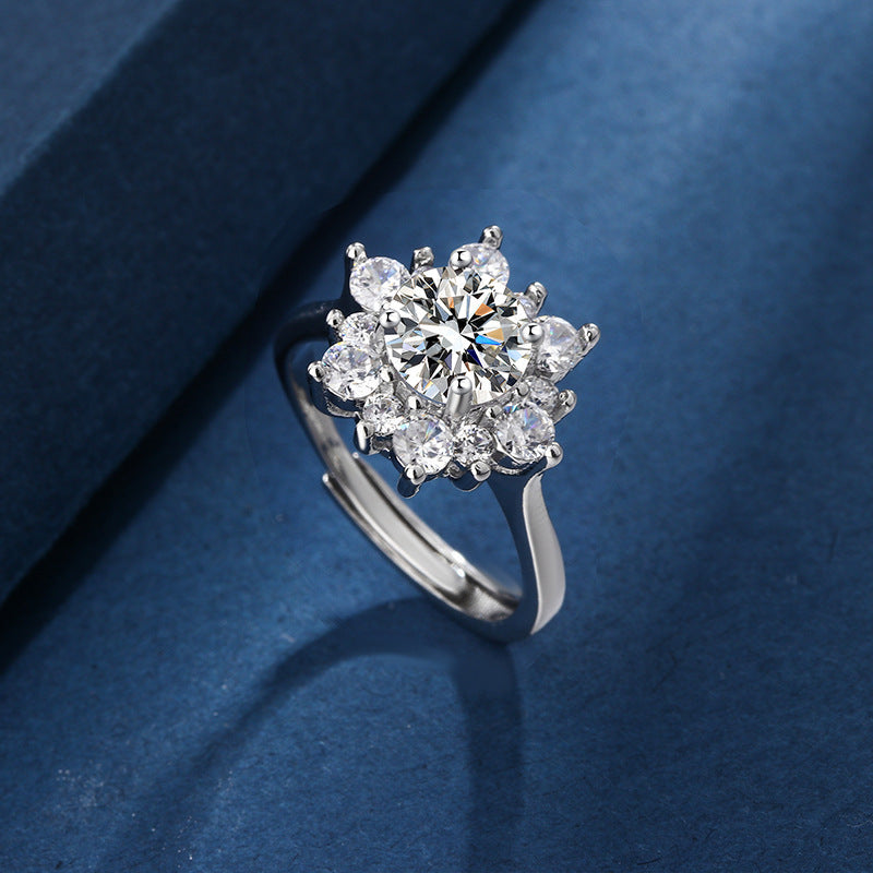 SUNFLOWER Necklace Suit Micro-inlaid Full Diamond