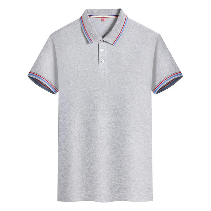 Polo Shirt Summer Long-staple Cotton Overalls