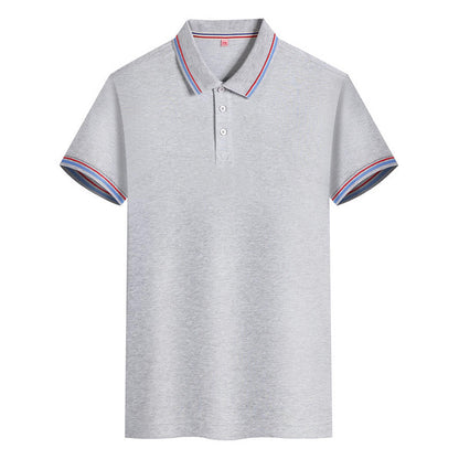 Polo Shirt Summer Long-staple Cotton Overalls