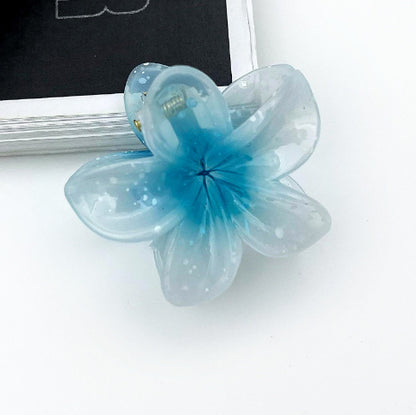High Sense Plumeria Rubra Seaside Holiday Barrettes