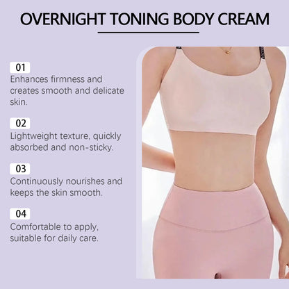 Body Shaping Lifting And Firming Cream Tightens Skin Contours Helps Target The Appearance Of Loose Skin On The Body