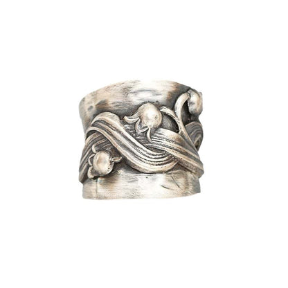 Fashion Goth Lily Flower Ring