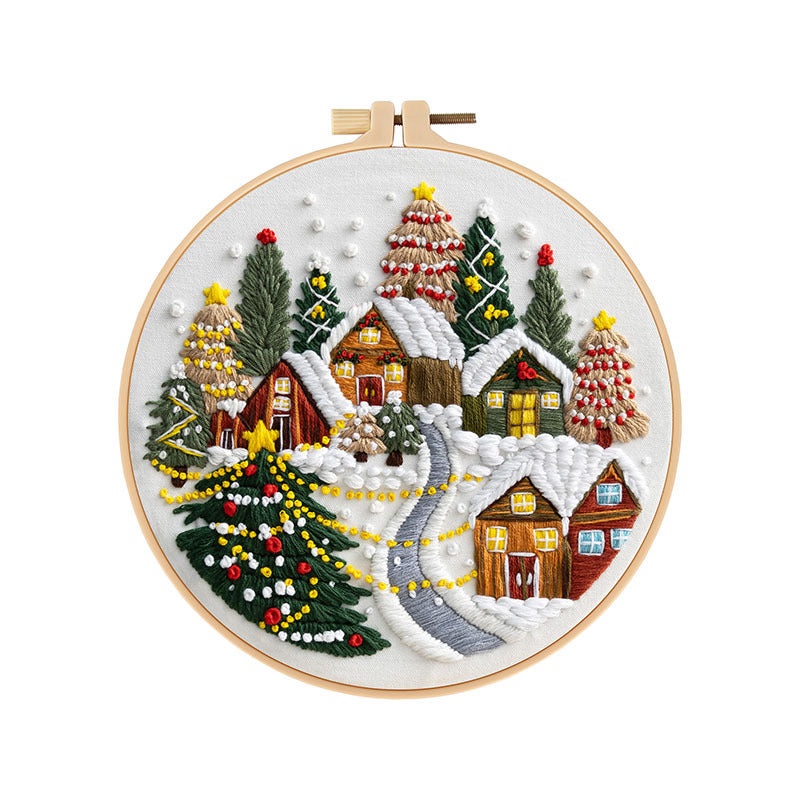 Embroidered Handicraft DIY Material Christmas Kit Fabric