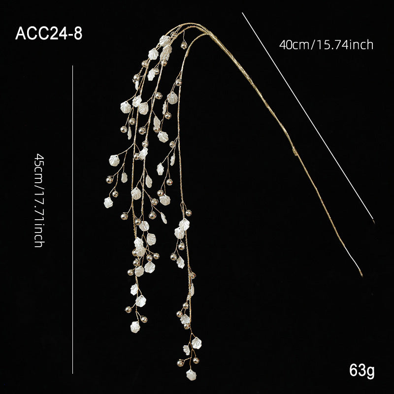 Christmas Acrylic White Crystal Twig Cutting Creative Decoration