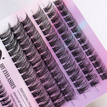 12 Rows Of 150 Segmented Lashes In Clusters