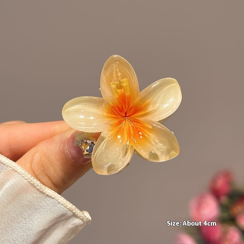 High Sense Plumeria Rubra Seaside Holiday Barrettes